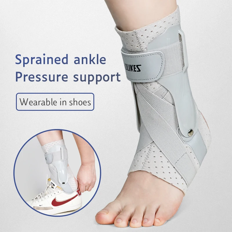 Aolikes C-7122 ankle foot orthosis Adjustable Elastic Ankle Support Brace Compression Bandage Ankle  Swelling Foot Protective