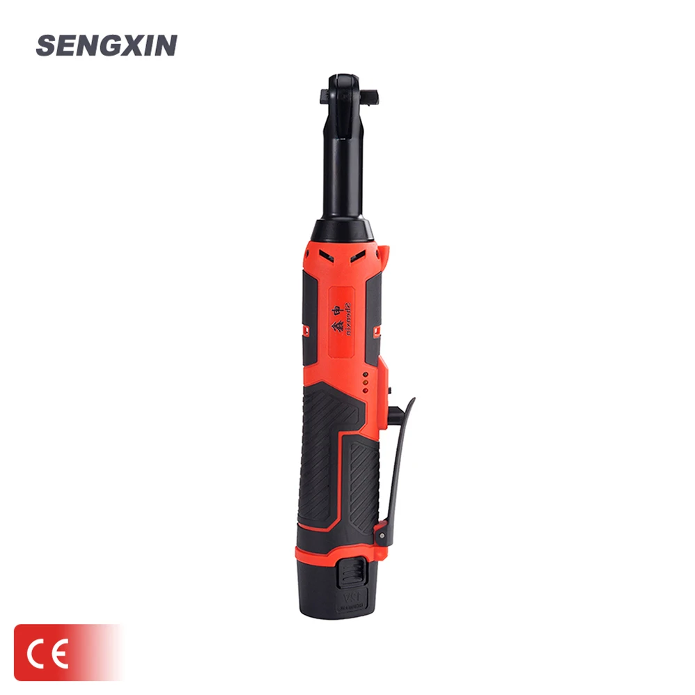 SENGXIN 12v Cordless Rechargeable Impact Wrench 3/8 Inch Angle Electric Ratchet Wrenches Impact Driver Power Tool