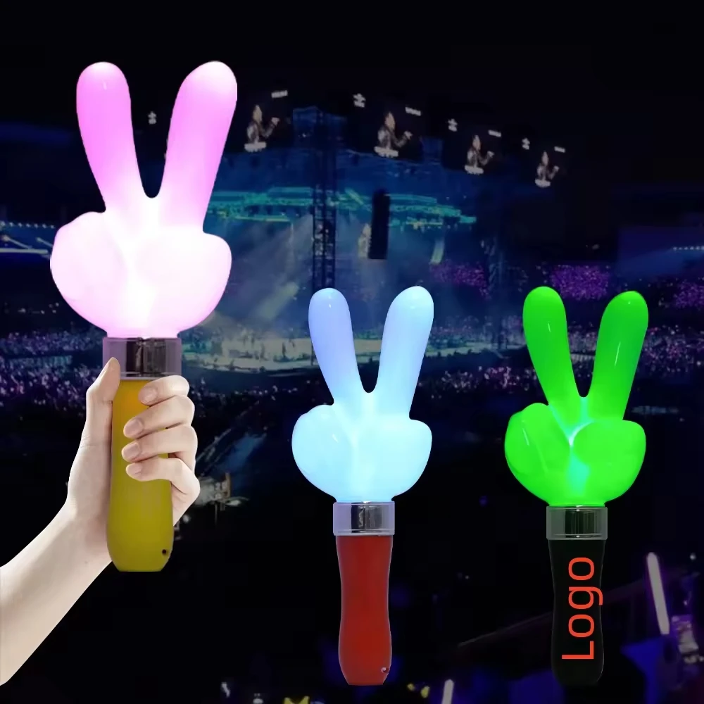 Glow stick Glow love flash five-pointed star stick sound maracas stick than heart activity custom logo wholesale