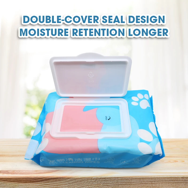 pet cleaning wipes clean ear, face, body and paw of dogs gentle remove dirt eco friendly