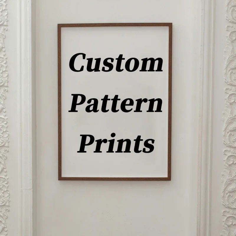 Custom Canvas Wall Art with Frame Digital Printed Pet Painting on Canvas Wall Print Pet Posters Wall Art prints Home Decor