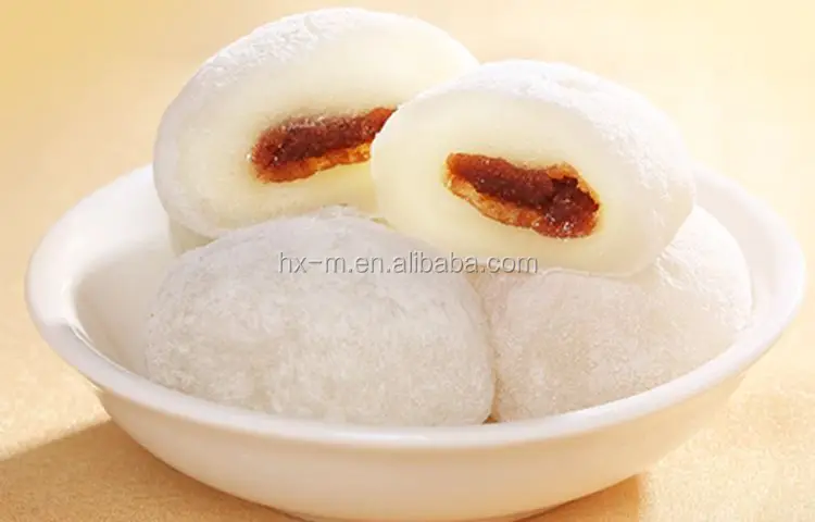 Hanjue Full Automatic High Speed Sweet Japanese Rice Cake Daifuku Mochi Ice Cream Making Machine