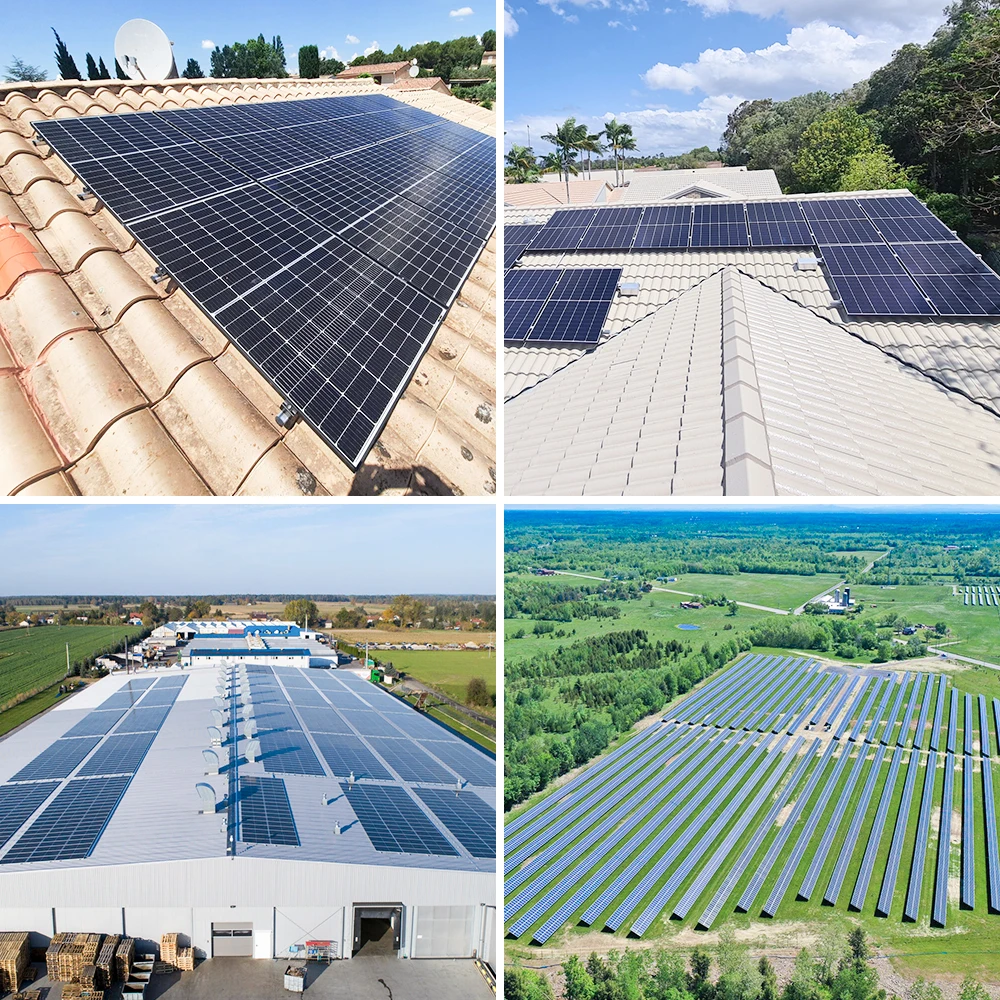 SunEvo PERC Tech JA Jolywood Solar Panel 420W 425 Watt Bifacial Dual Glasses For PV System