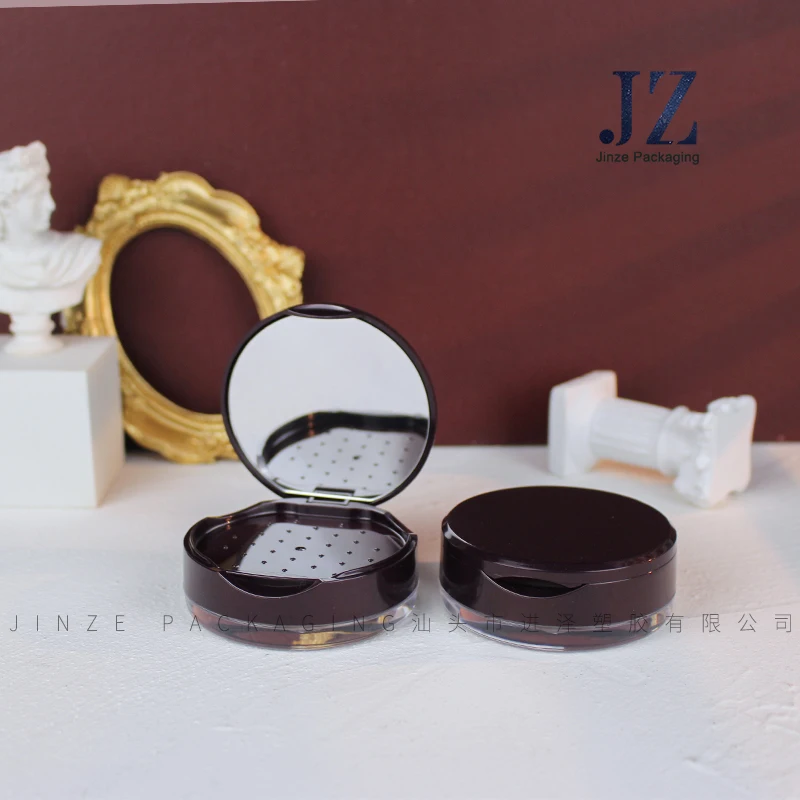 Jinze papery мини объем рассыпчатый порошок Косметическая упаковка банка с ситечком