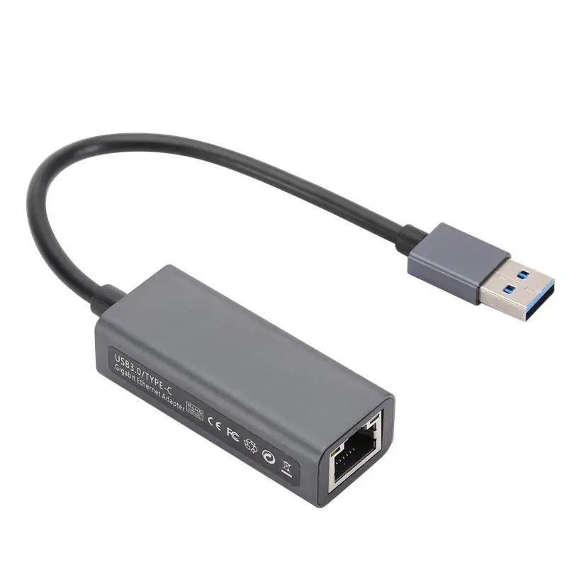USB3.0 Gigabit network card usb to rj45 Ethernet 10/100/1000Mbps network card.