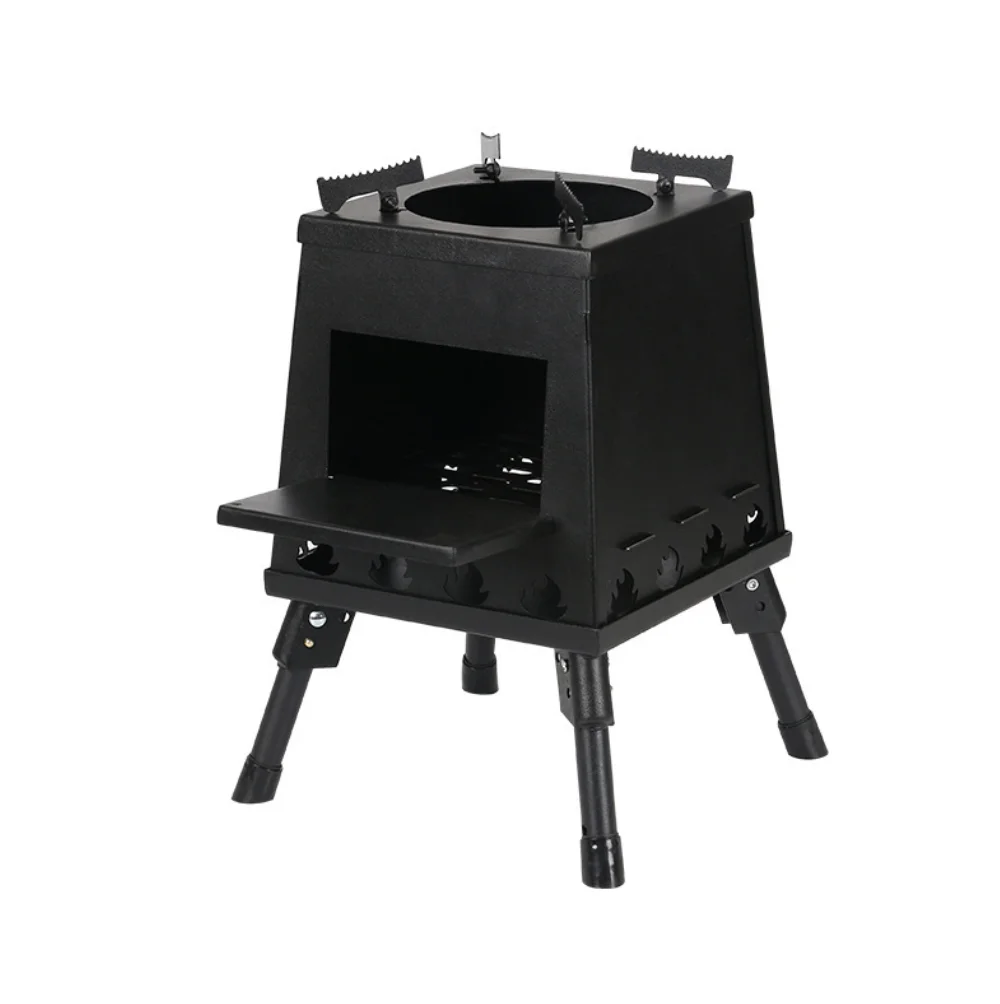 SOLO WILD Portable Foldable Outdoor Mini BBQ Grills Easy Cleaned Charcoal bbq for Campers Party Family Gathering