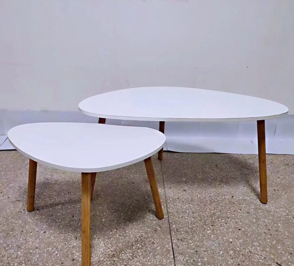  New Design Modern Style MDF Wood Hotel Coffee Tables For Living