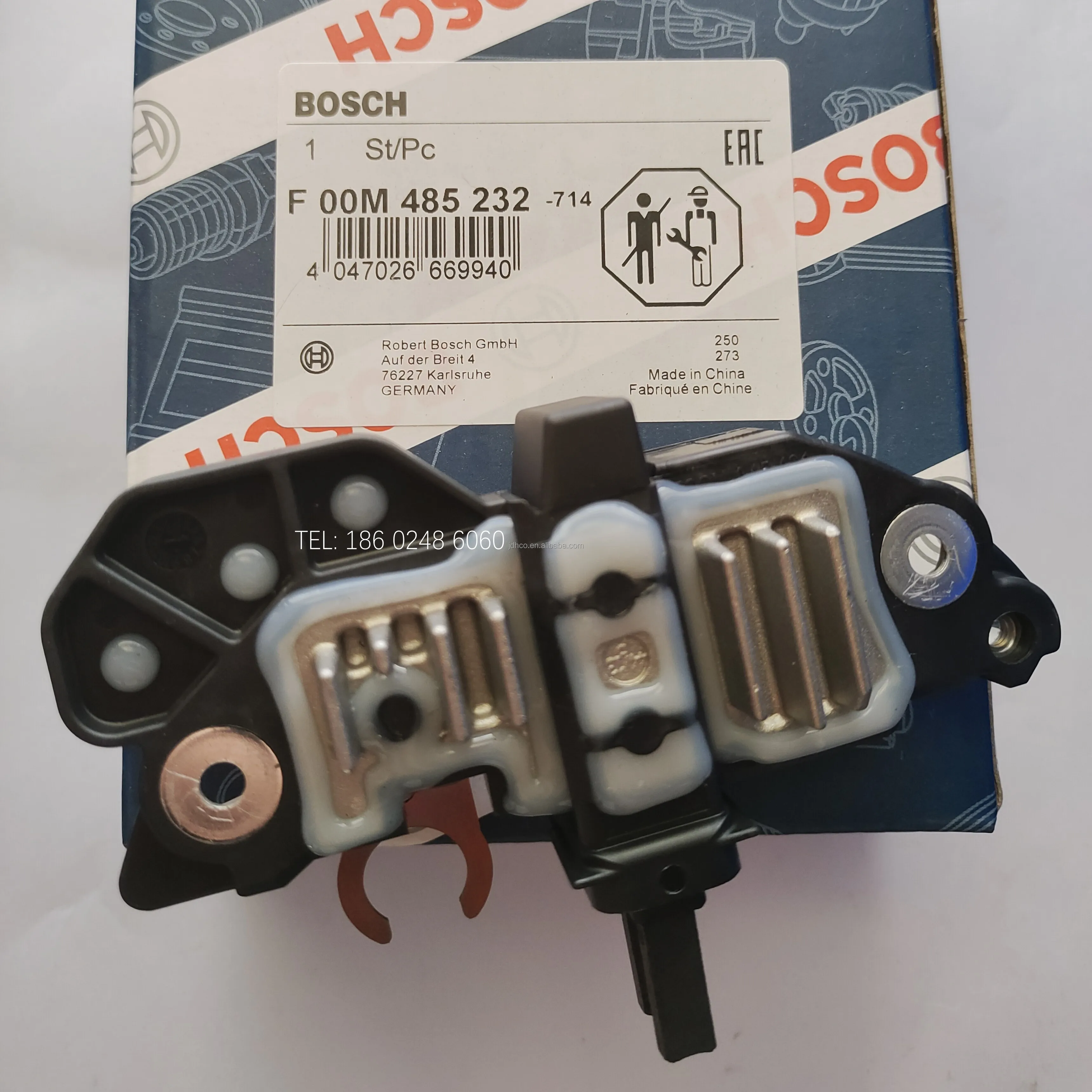 FOR BOSCH GENUINE CAR ALTERNATOR VOLTAGE REGULATOR F00M144119 F00M144124 F00M485232 24V REGULATOR FOR DAF FOR IVECO KHD