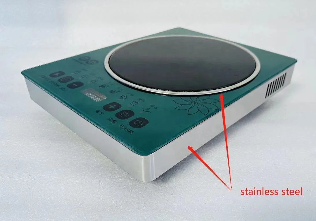2023 Wholesale Customization Microcrystalline Plate High Quality SUS Ring Design Induction Cooker
