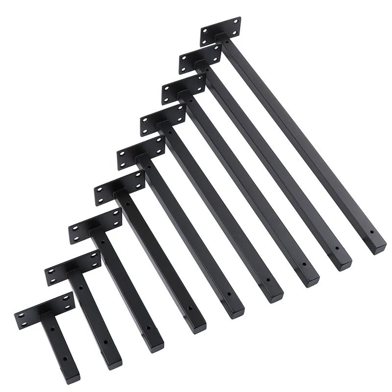 Stainless steel corner brackets for wood square cabinet hanging metal shelf bracket