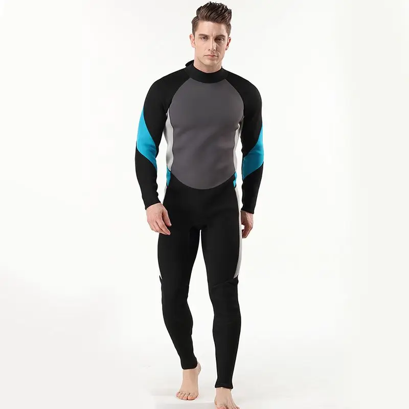 Custom 1.5mm 3mm neoprene controllable back zipper sports quick dry anti uv swimsuit wetsuit diving suit