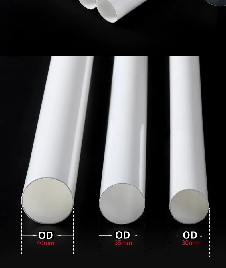 OD35mm Factory wholesale oil painting packaging tube pp plastic tube protection oil painting tube packaging