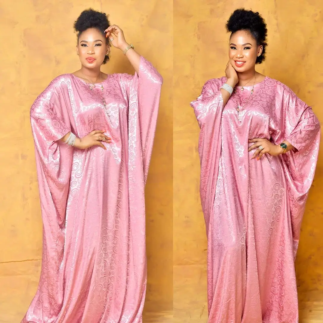  W 2021 Muslim&Dubai&African women long gown abaya style silk