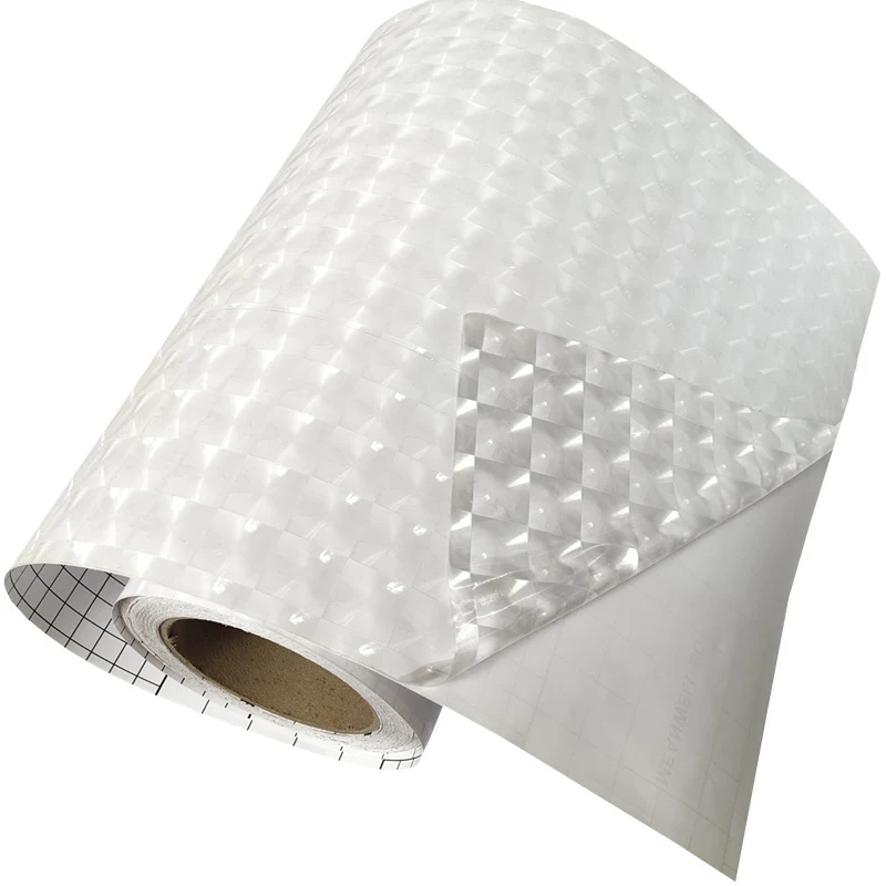 PVC 3D Self Adhesive Lenticular Sheet Laminated Cold Lamination Film India Market Waterproof White Transparent Soft Gift & Craft