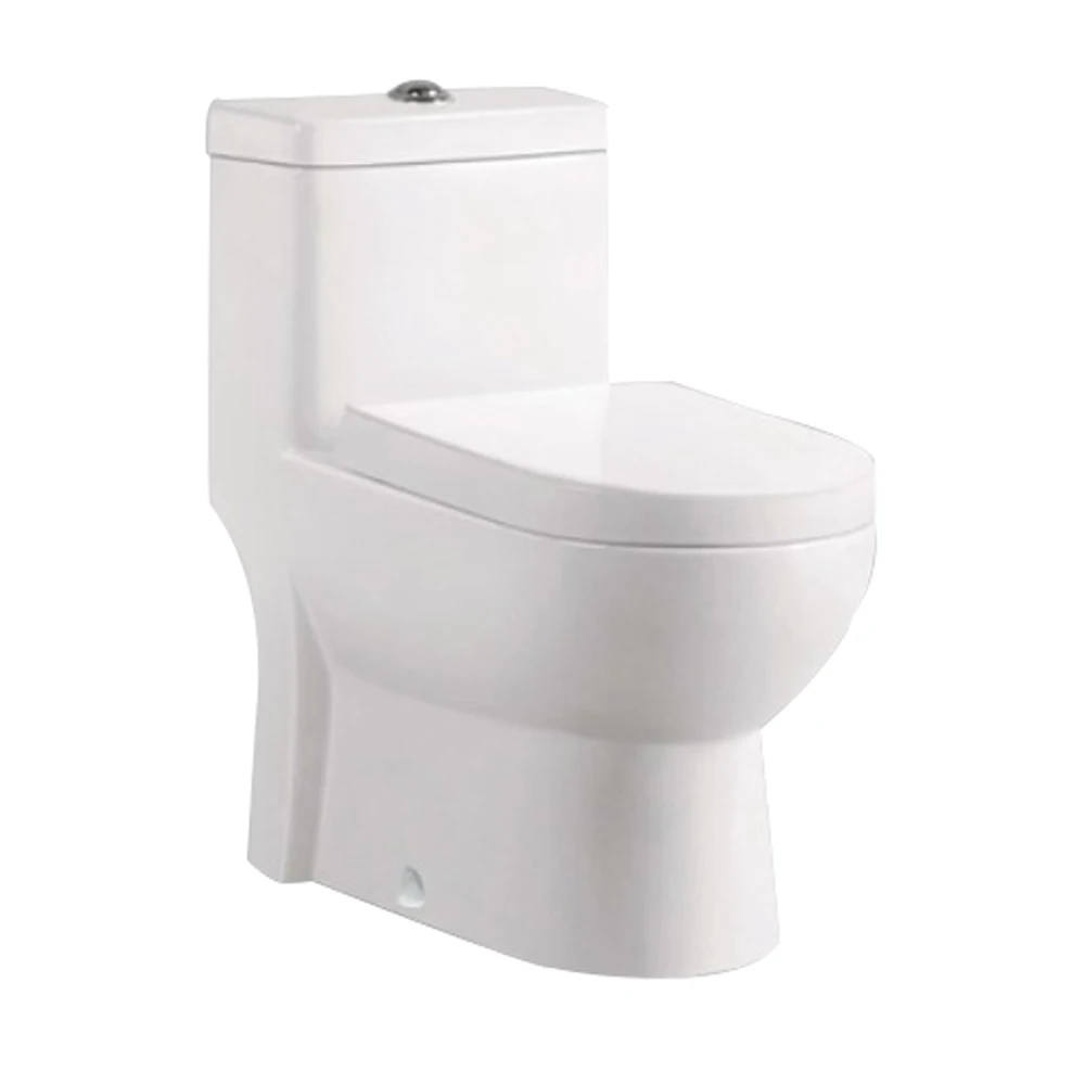 Bathroom Sanitary Ware Toilet Bowl Manufacturers China White Ceramic Floor Mounted WC Wash Down One Piece Toilet Water Closet