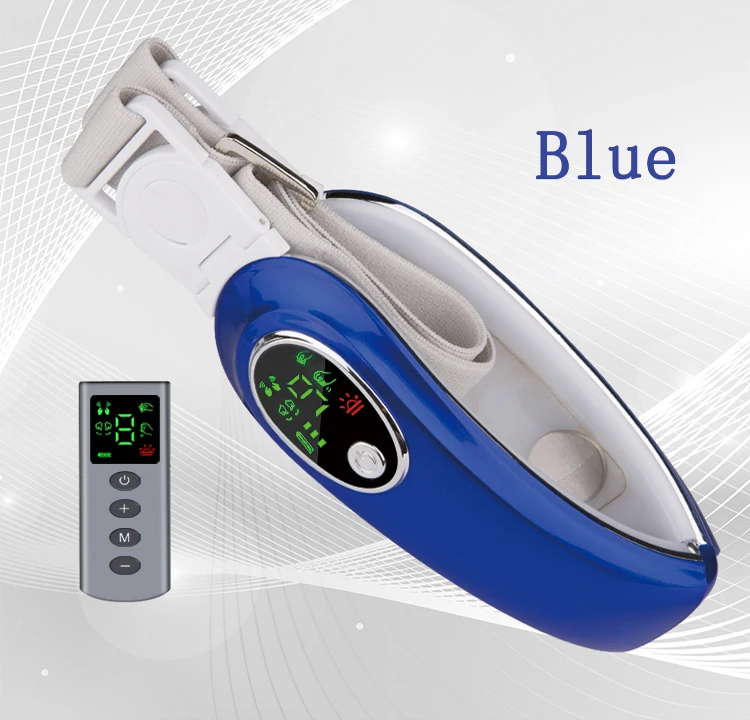 Ems Fitness Belt Led Ems Skin Firming Electrical Facial Vibrating Massage Machine Gift Box Face Lift Ems+blue Led Light W08 900g