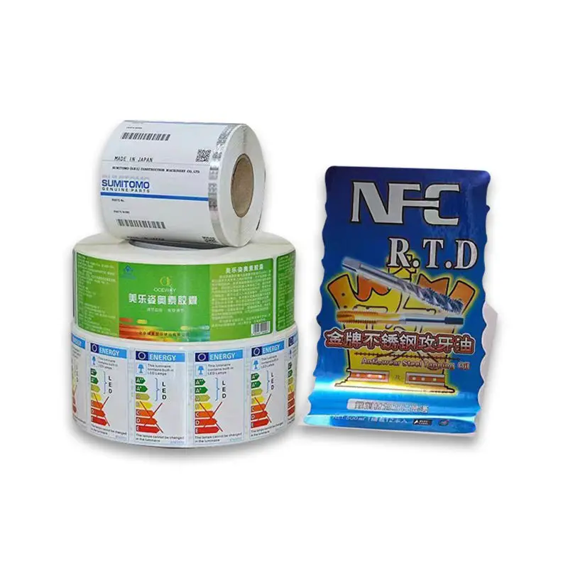 Best quality custom factory price adhesive removable dissolvable food label