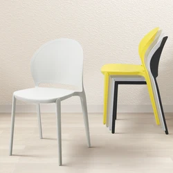 Оптовая продажа, современный пластиковый обеденный стул для столовой, мебель, дизайнерский Штабелируемый Пластиковый обеденный стул, стул для ресторана
