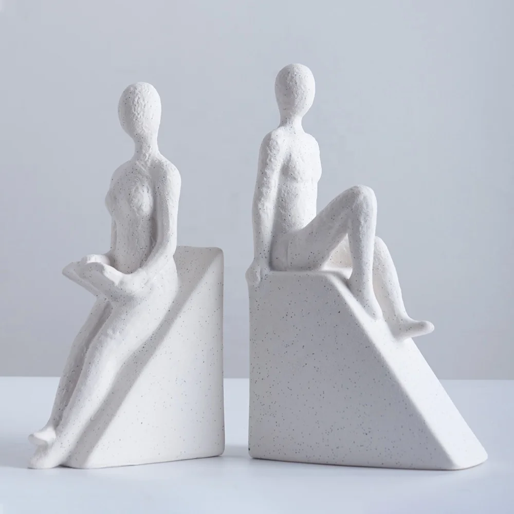 Home living room interior design sculptureceramic tabletop decoration Nordic minimalist modernist