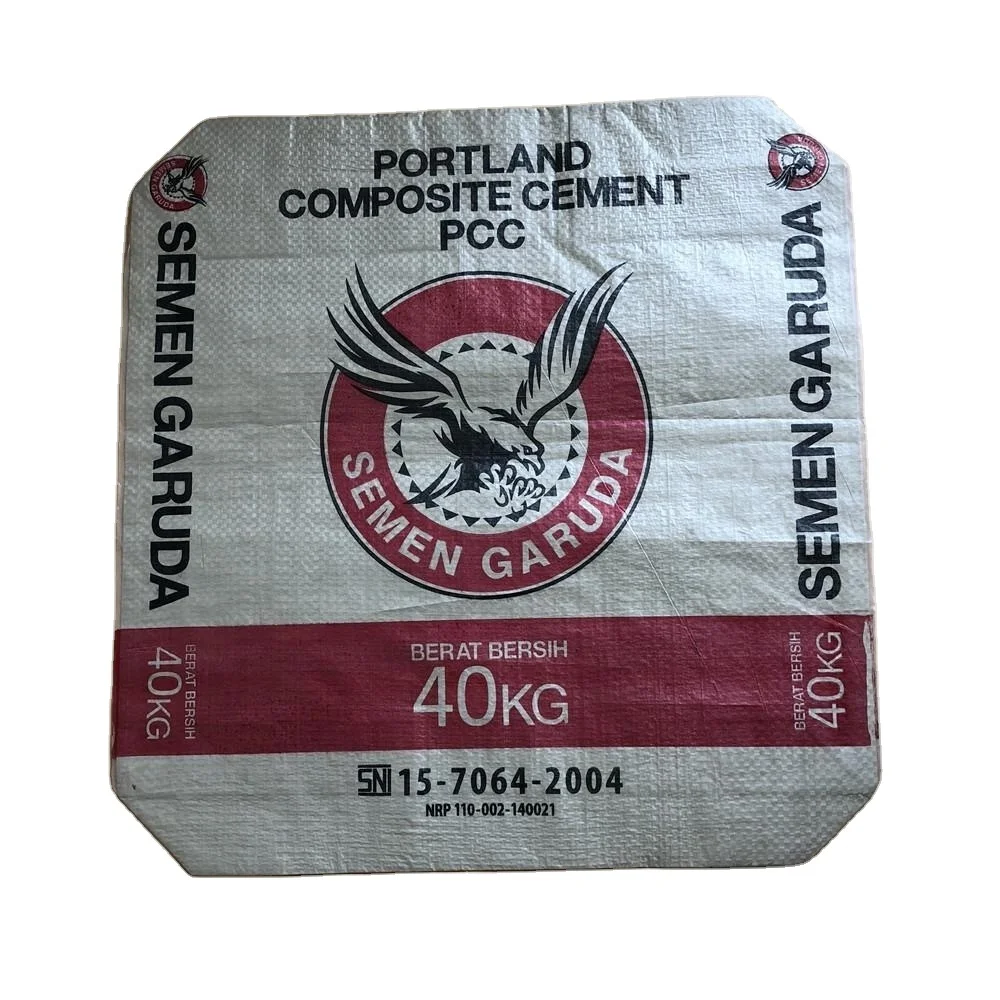 
Customized poly woven block bottom valve bag 50kg cement bags 