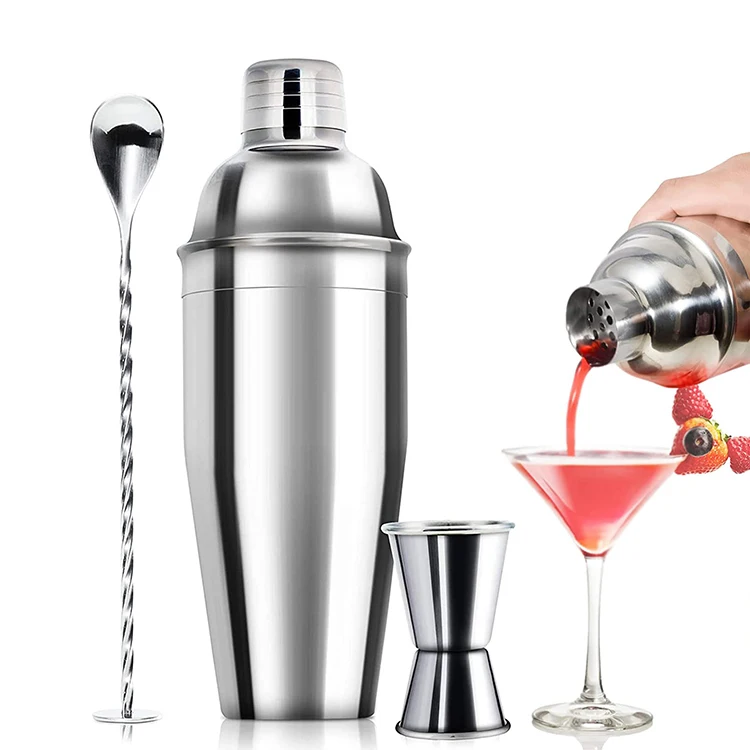 Mini Wine bottle Tea juice mixer cocktail shaker set/luxury bar set Cocktail shaker with measure cup and jigger