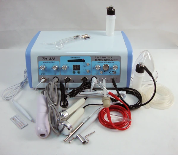 Home use facial machine 2021 beauty equipment ultrasonic high frequency vacuum spraying beauty