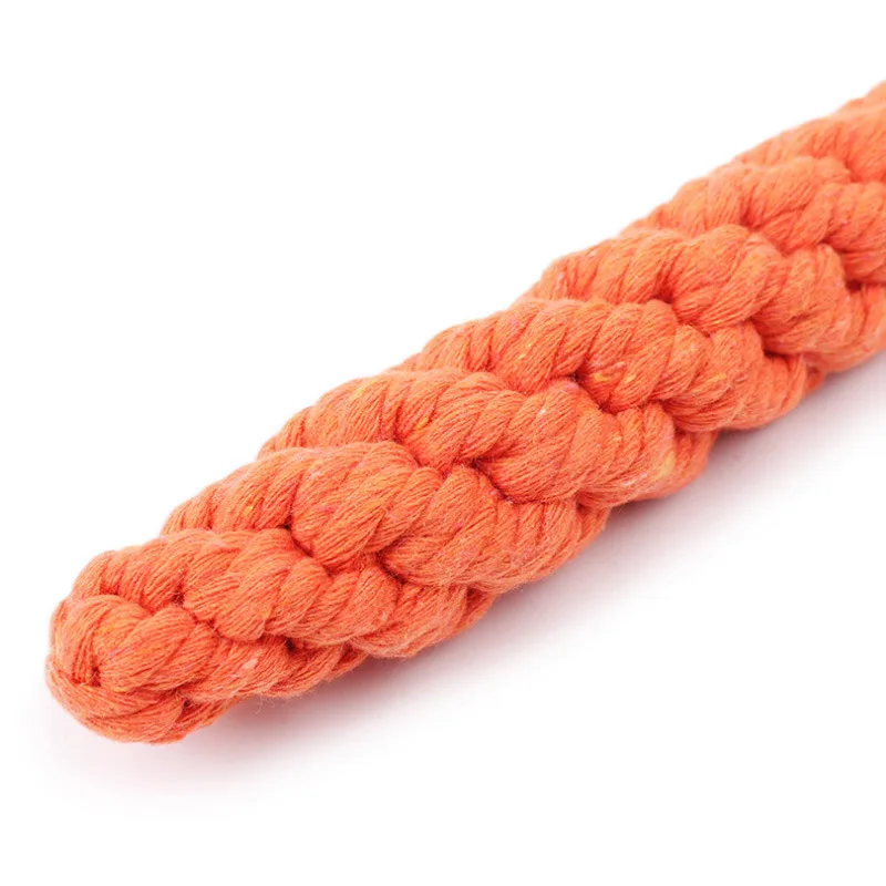  Pet dog toy High quality cotton braided rope carrot wholesale pets chew toys product
