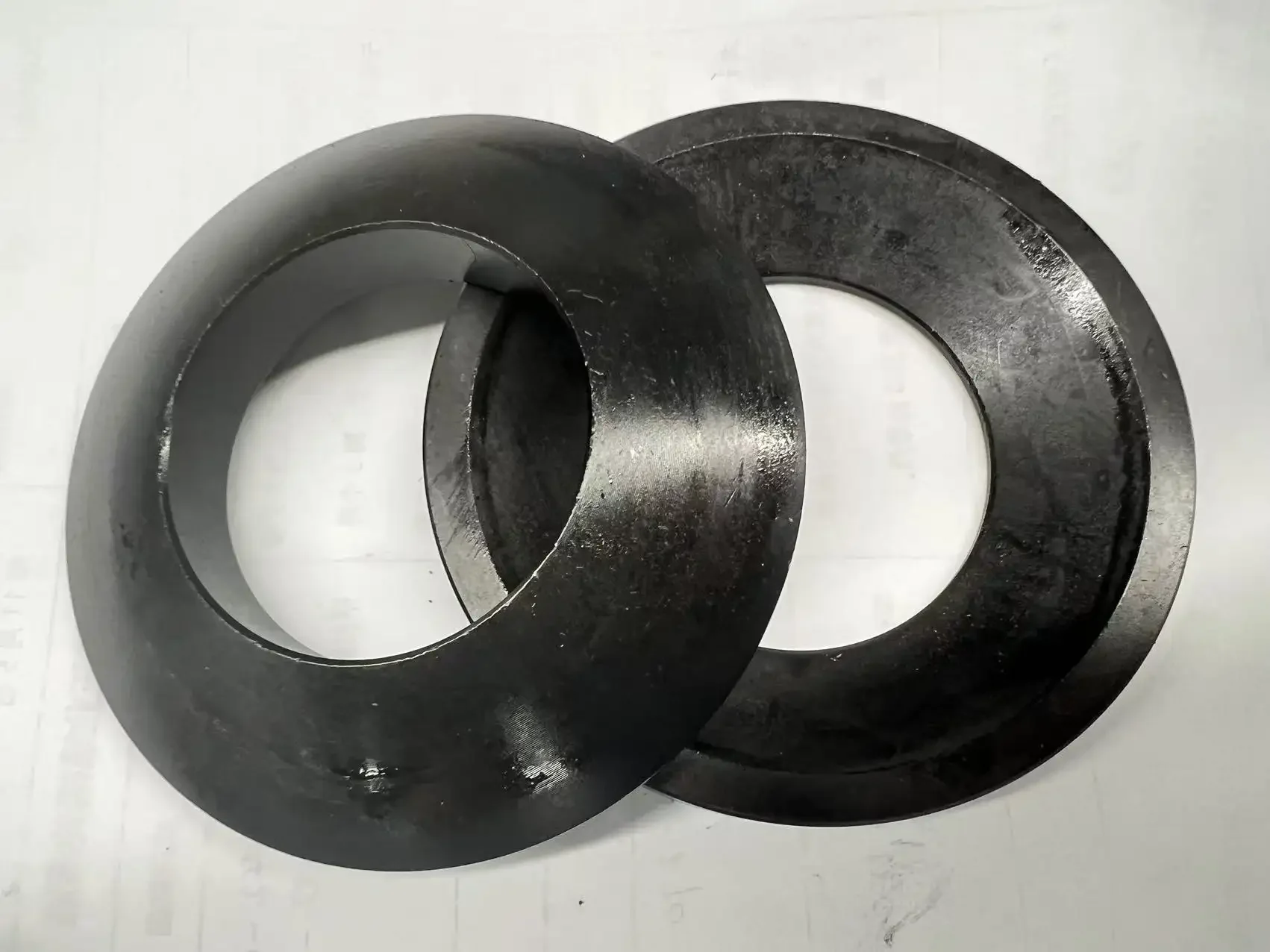 Carbon steel PTFE Coated carbon steel black spherical Washer GB850 DIN6319