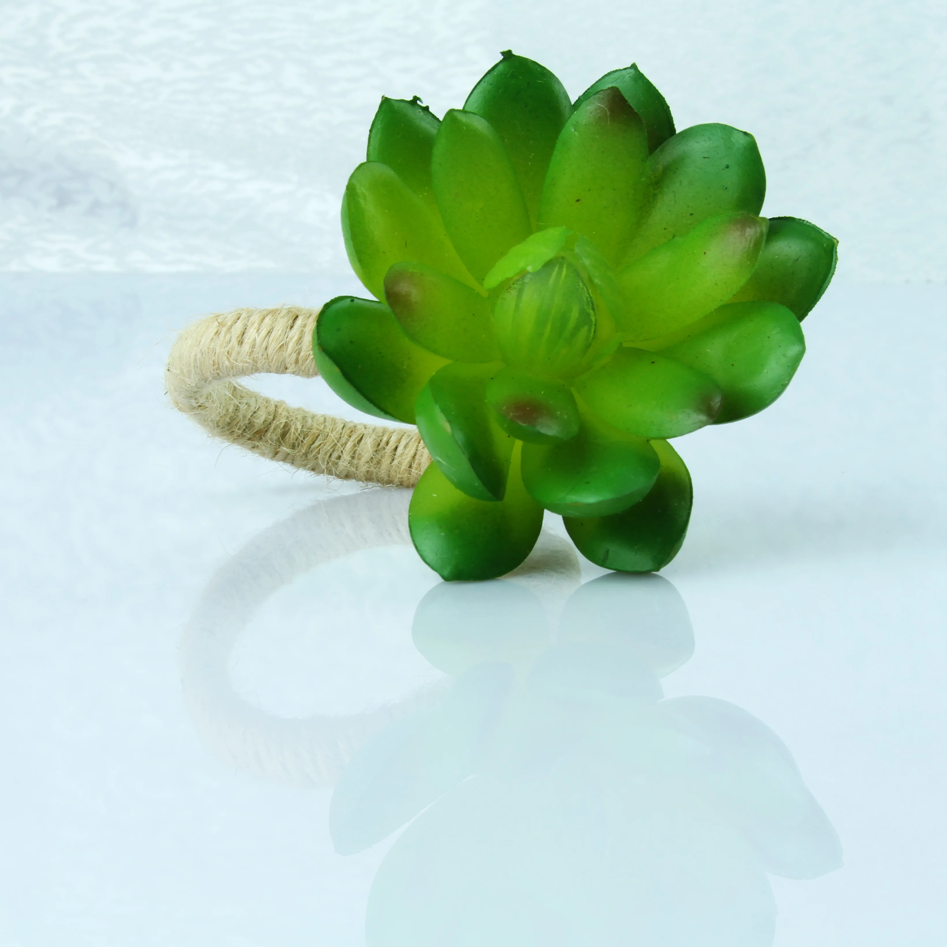 artificial plant napkin ring