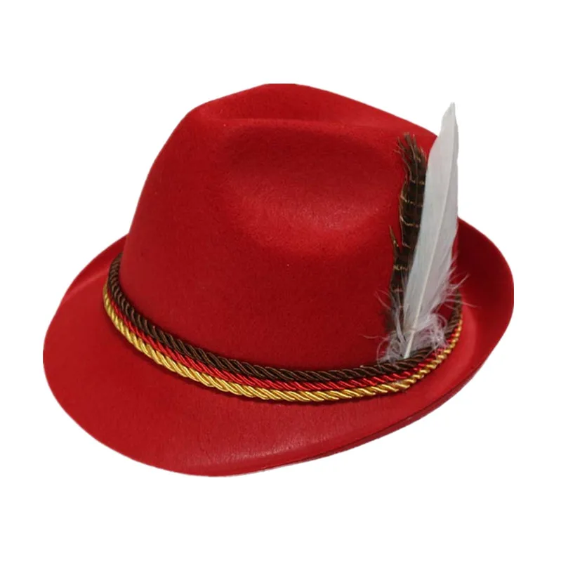 OEM/ODM Custom Design Oktoberfest Bavarian German Alpine Hat Oktoberfest Hat