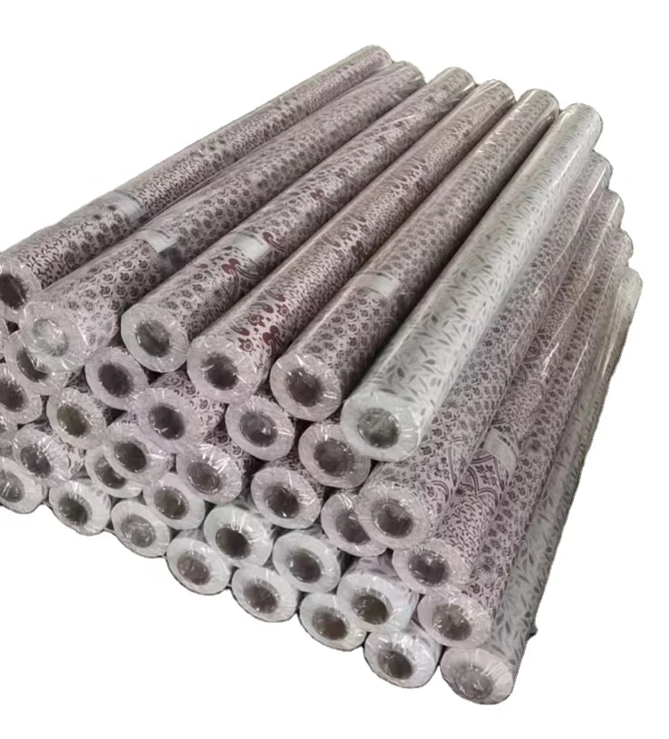 Printed PVC table cloth in roll