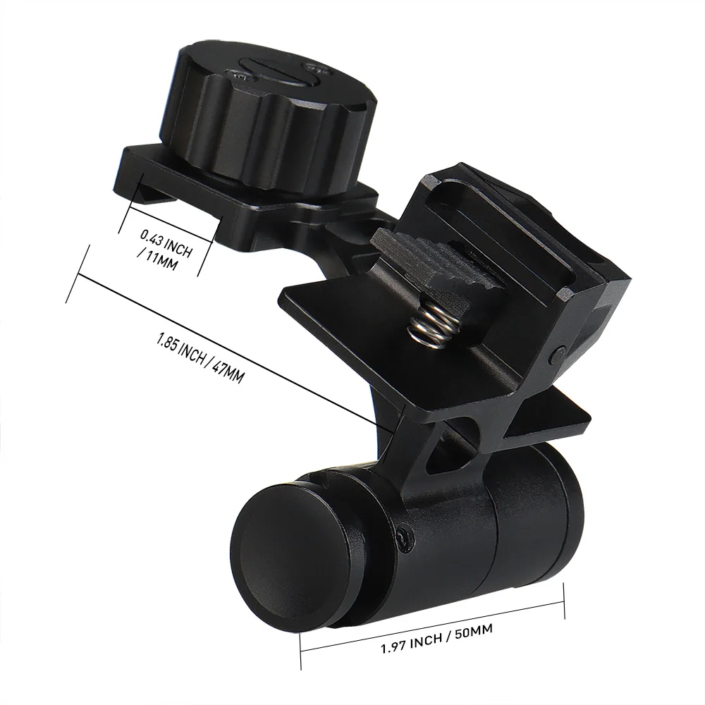 NVM-14 Monocular J Arm Adapter NVG Dovetai Mount Aluminum night vision helmet Mount GZ24-0255
