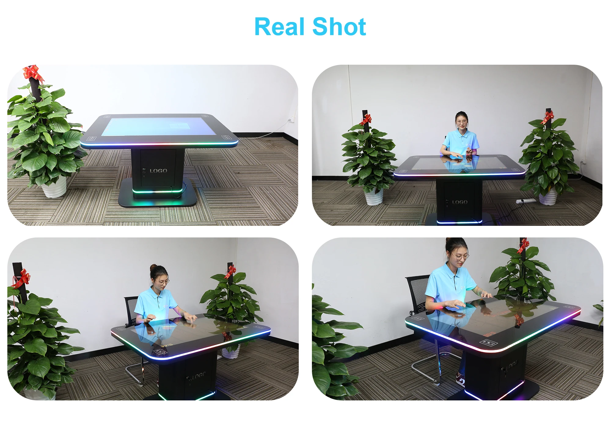 43-Inch Android LCD Touch Screen Multi Table for Interactive Advertising Games