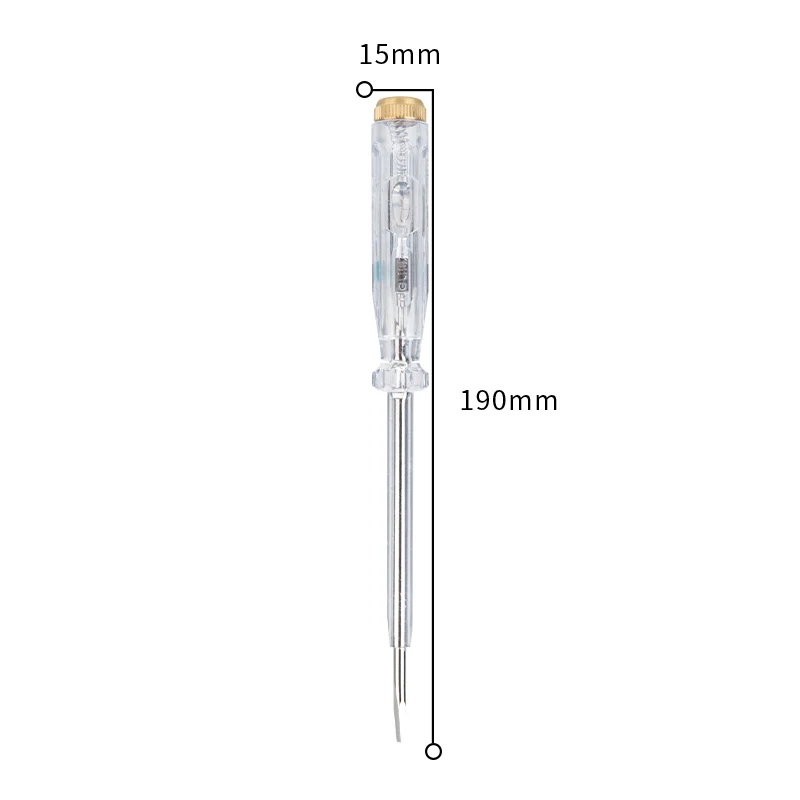 Deli Tools DL8002 100-500V Электрический тестер напряжения отвертка