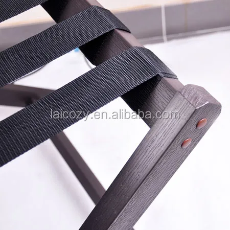 LAICOZY Hotel Bedroom Luggage Rack/ Wood Luggage Rack For Hotel Room