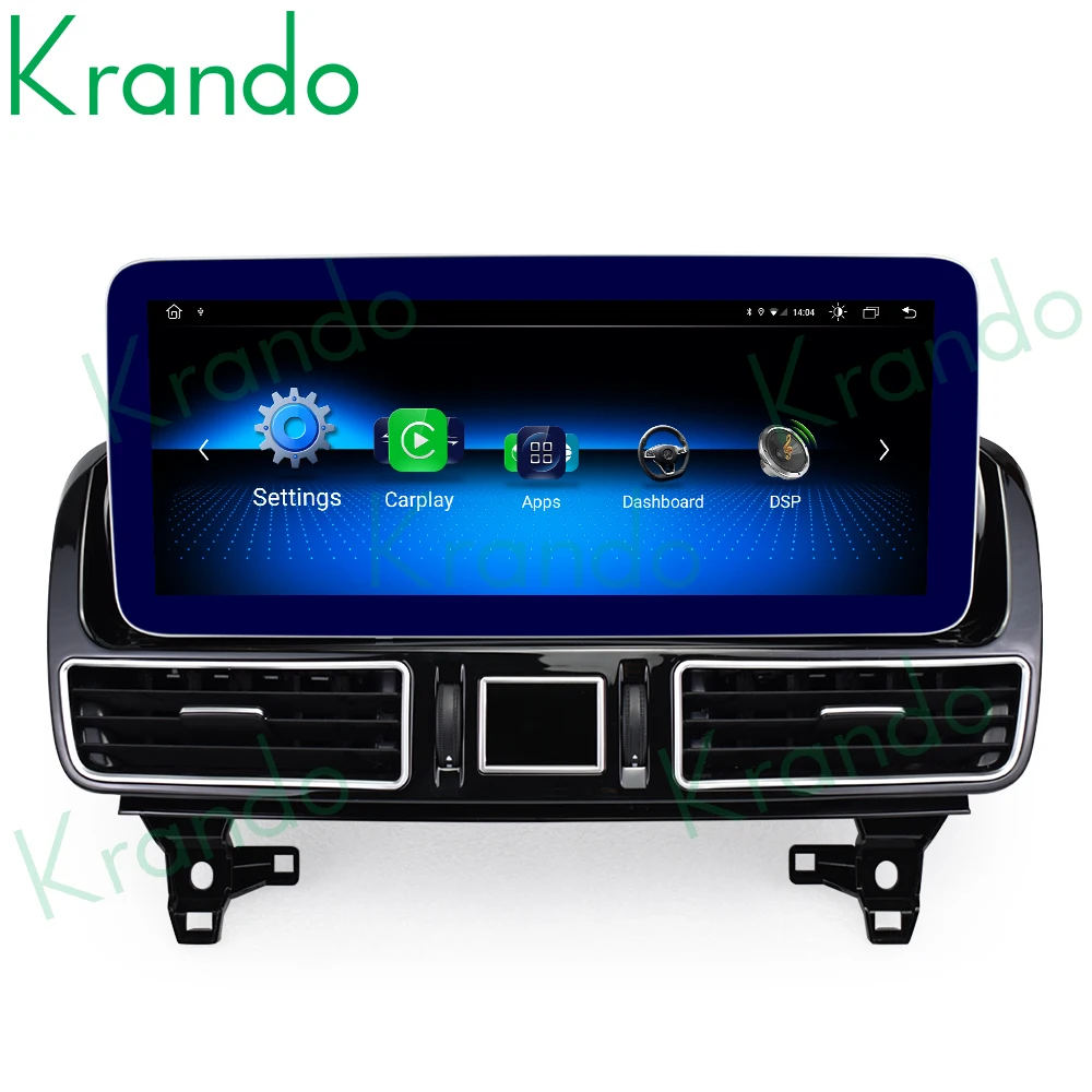 Krando 12.3 inch Autoradio Multimedia Car Audio For Mercedes Benz GLE GLS 2016 - 2018 Head Unit Android Auto Video Upgrade WIFI