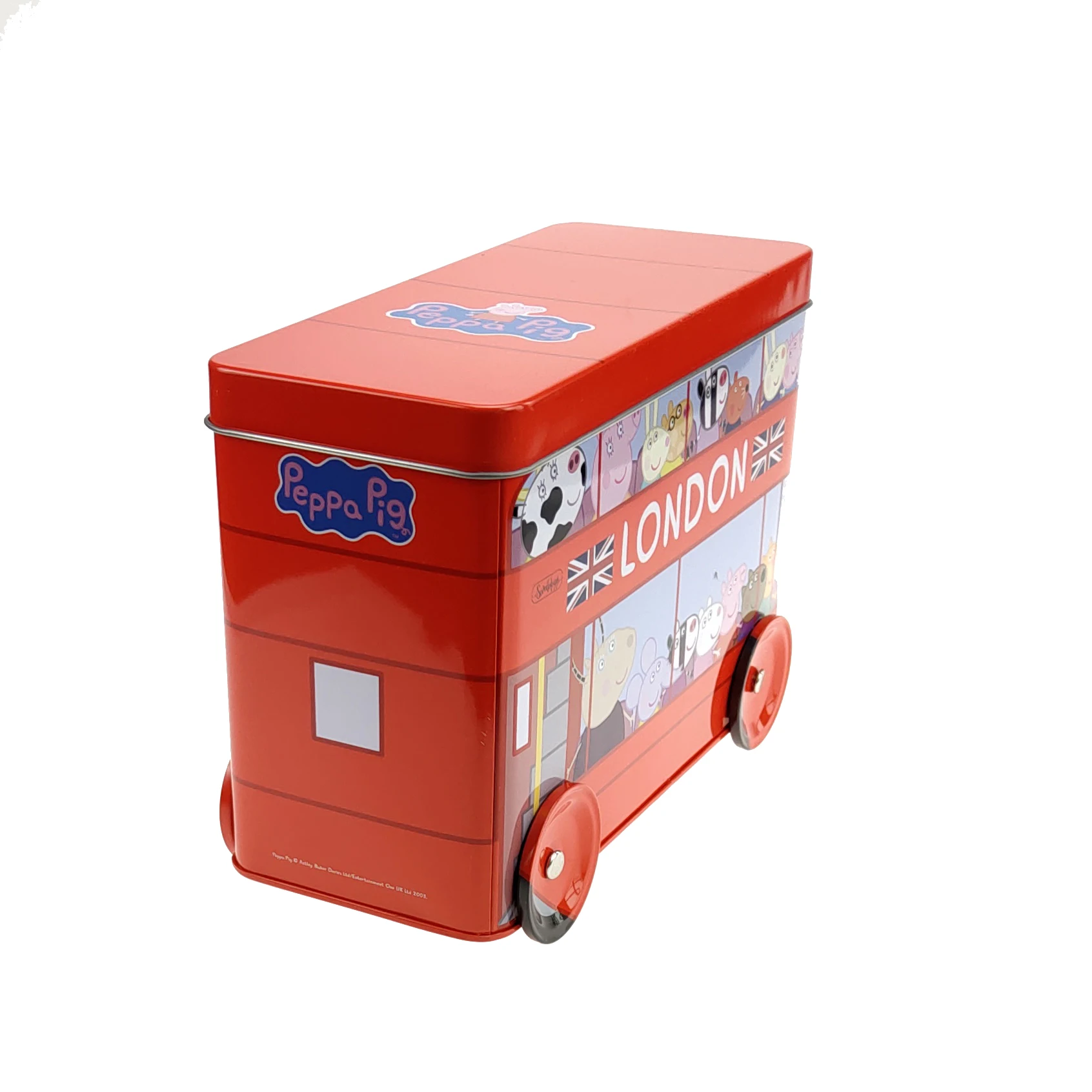 Оптовая продажа Детские пользовательские машинки usb флеш-накопители, прекрасный металлическая сумочка для денег и монет Экономия жестяной банки