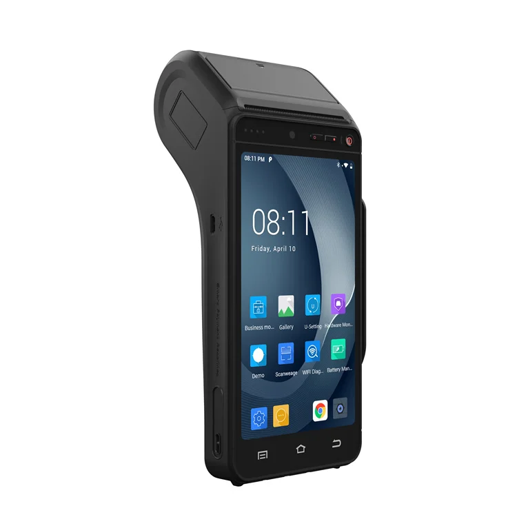 NFC 4G Wi-Fi 5 дюймовый сенсорный экран Pos-терминал для счетов устройство считывания банковских карт Ручной мобильный терминал Android