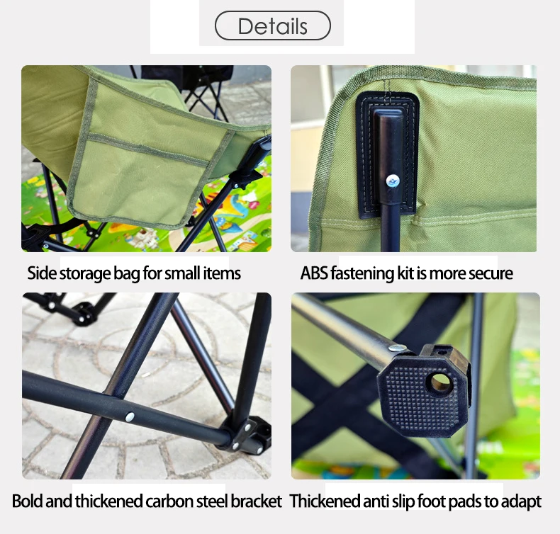 2024 cheap promotional portable premium picnic leisure adult outdoor beach camping folding fishing moon chair