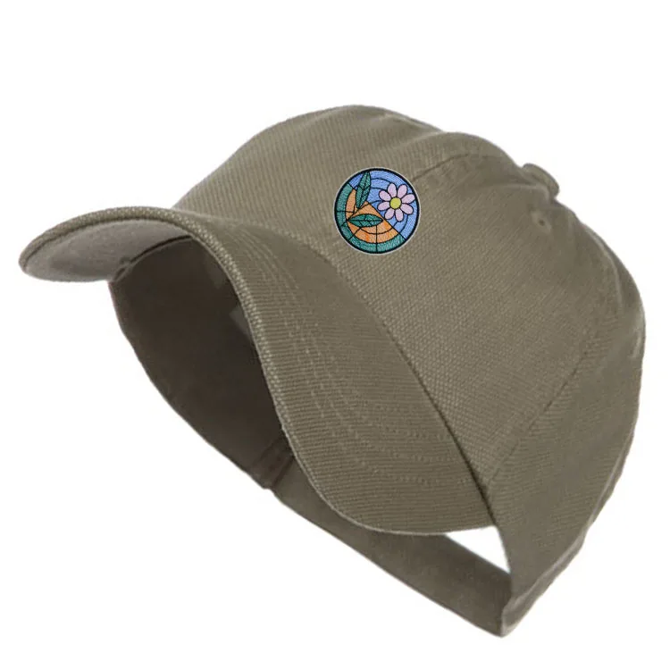 Wholesale High Quality Low Profile  Baseball Caps Washed Canvas Custom Embroidery Logo Dad Hat