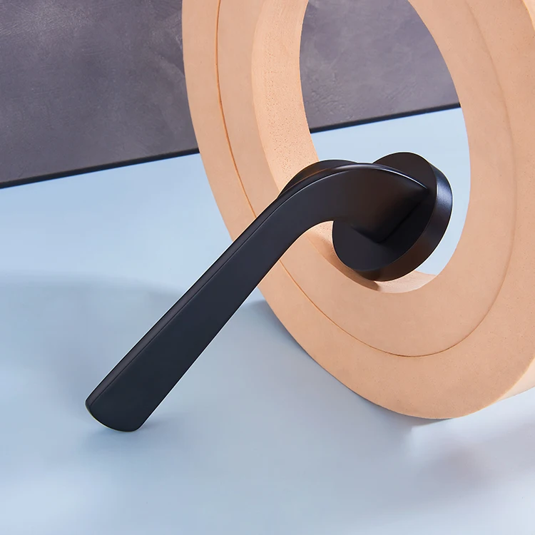 Modern fancy household interior door lock door handle  set for bedroom