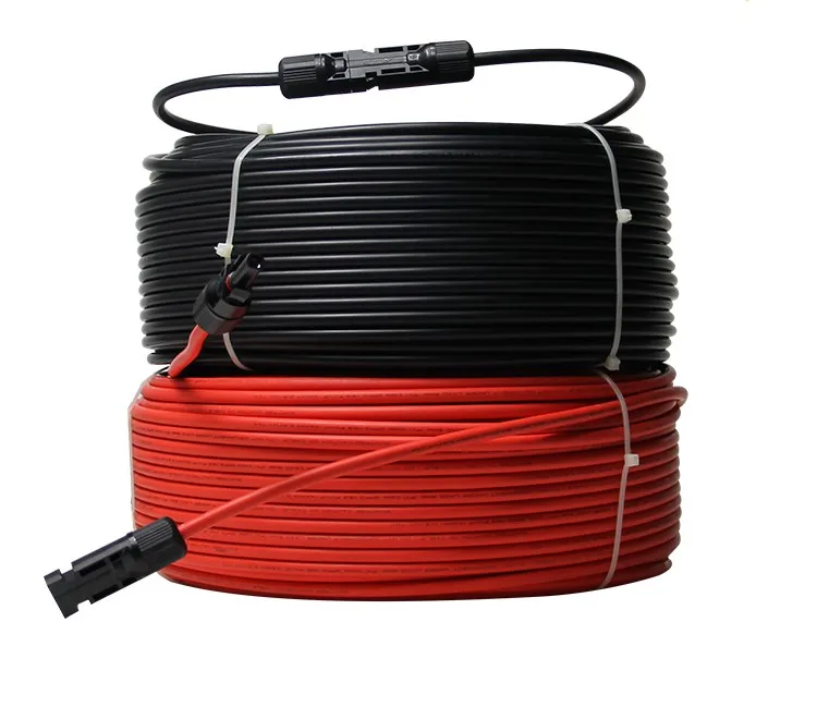 TUV Approval 2 Core Double DC Solar Cable Core 4.0mm2  DC Solar Cable 2.6mm power cable wire electric