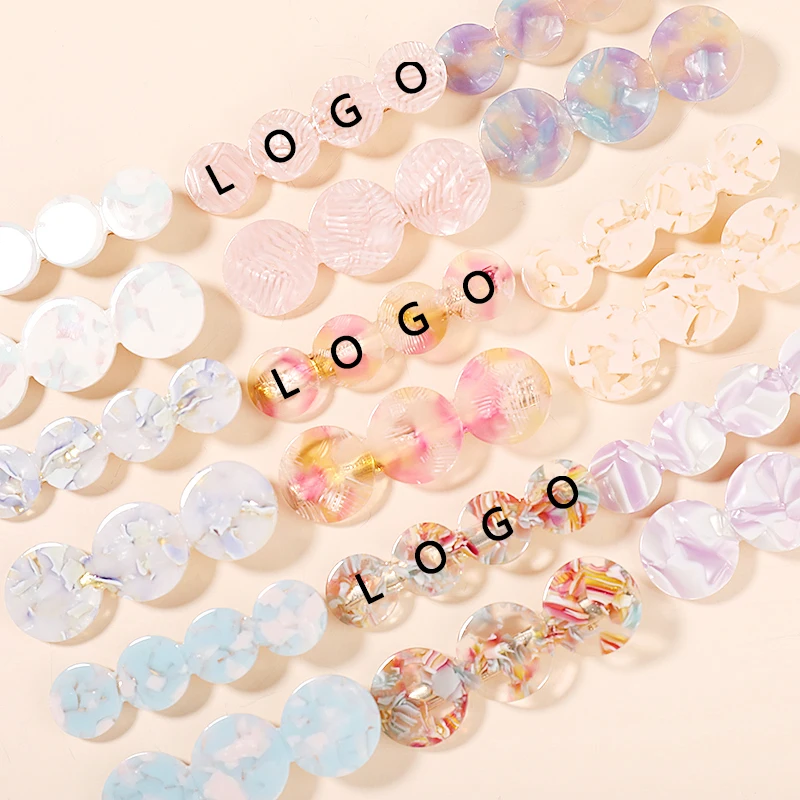 Mi Dairy Pearl hair clip set European and American style acetate hair clip combination beads hair accessories Handmade Hairpins