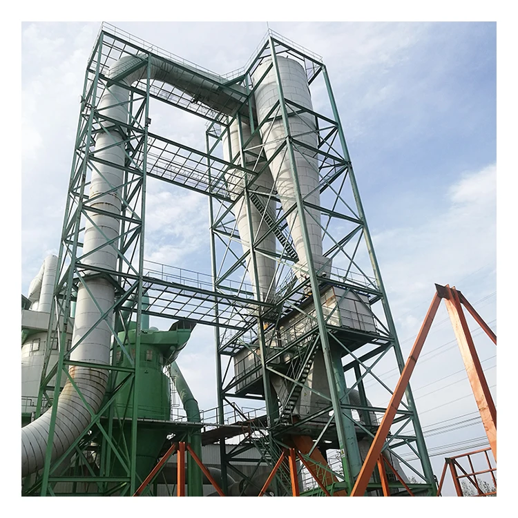 Industrial flue gas treatment cyclone dust collector + wet scrubber