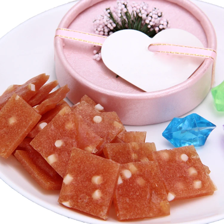 OEM High Quality No Additive Hard Chicken &Cheese Slice Dog Treats  Pet Products