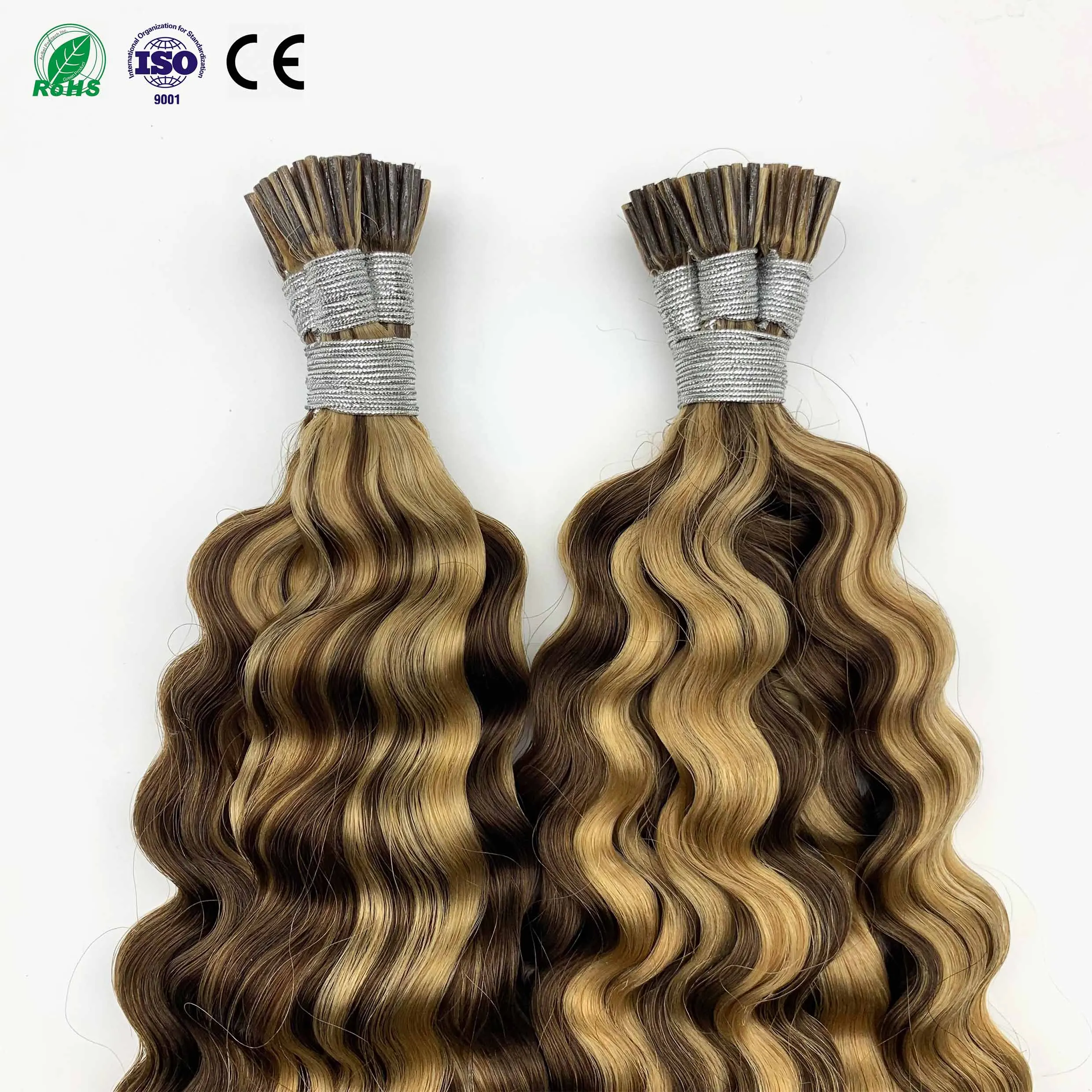 2024 Fasimei hot selling Wholesale pirces double drawn thick end cuticle intact Russian soft i tip human hair extensions
