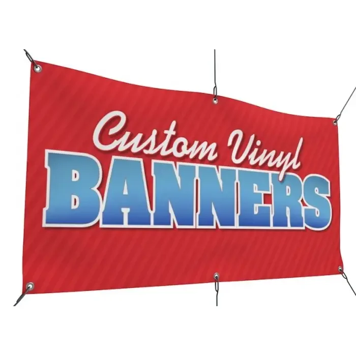 Sale Outdoor Display Advertising Signs Slogan Material Fabric Vinyl Mesh Pvc Flex Banner