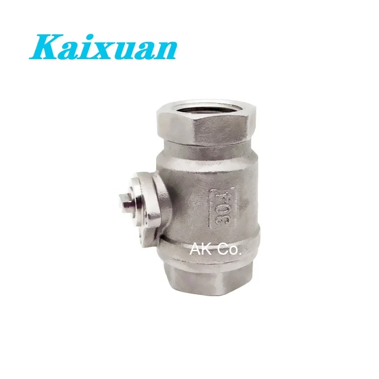 Factory price  stainless steel 2pc 304 316 1/4'--4' for Water Supply two piece ball valve 1000WOG with mounting pad