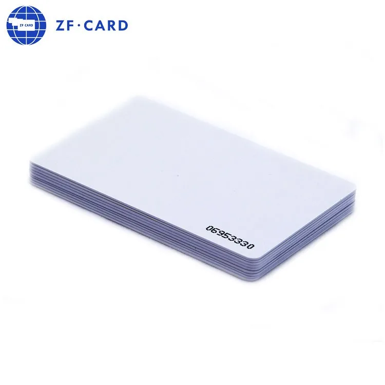White PVC Hi-Co Magnetic Stripe Plastic Card with Program