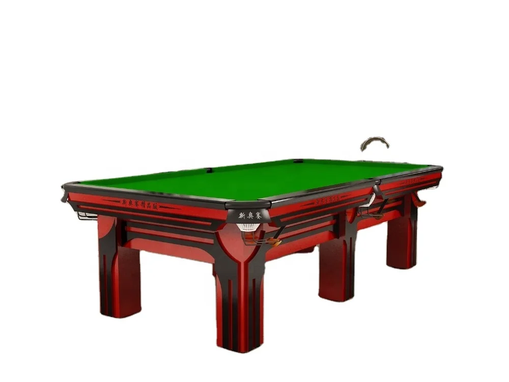 9ft solid wood slate snooker  pool table for factory price
